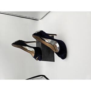 Badgley Mischka Kiara Heels - Rare Navy Color!